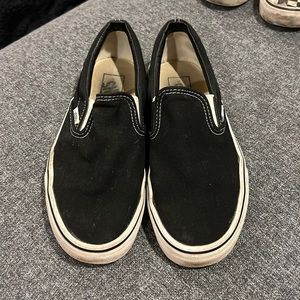 Black Slip on Vans